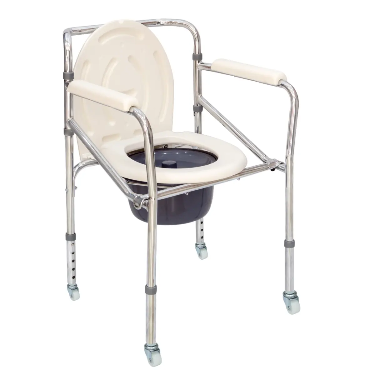Comfort Plus DM-697 Kucuk Tekerlekli Tuvaletli Sandalye