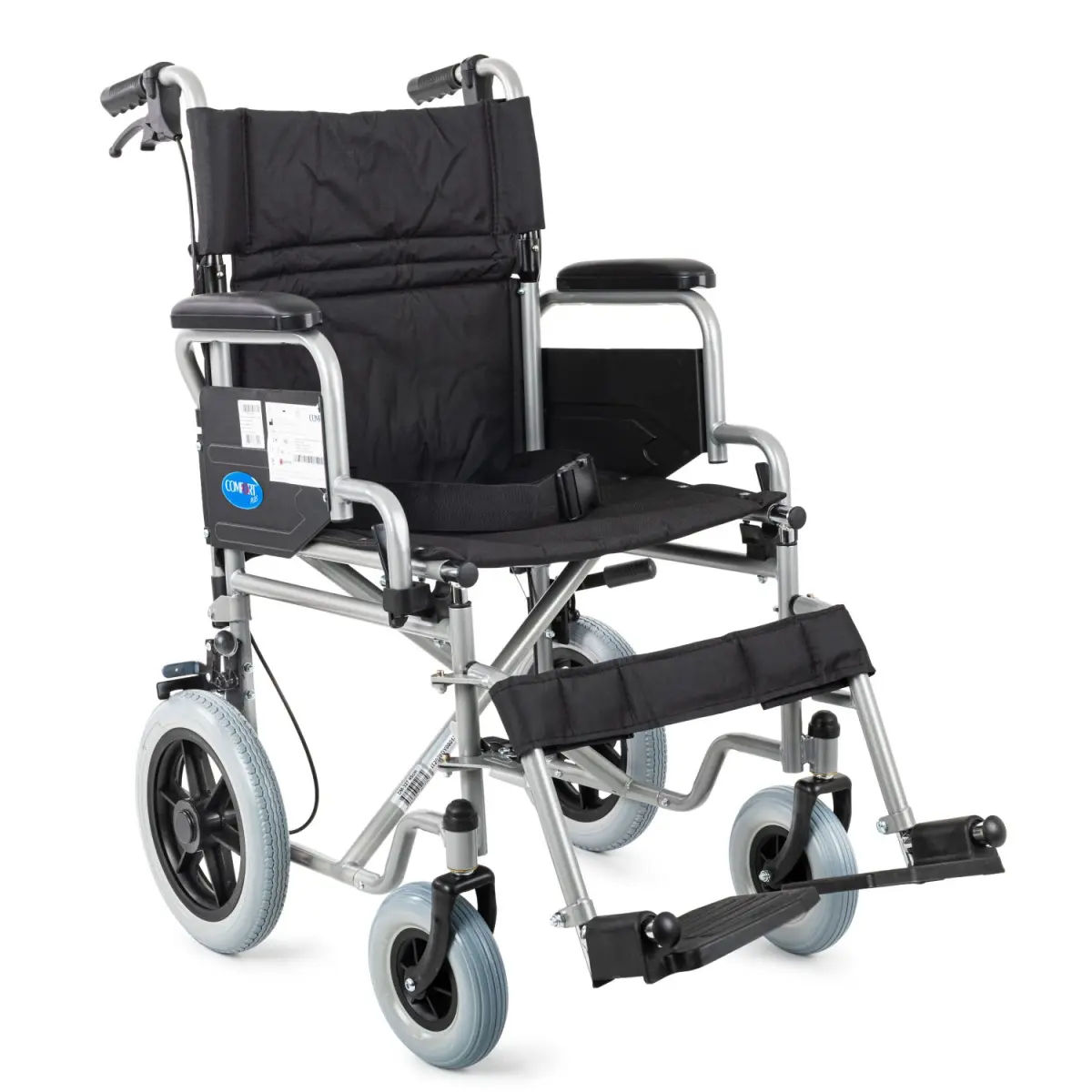 Comfort Plus YK9032F (DM-327 45 cm) Silver Ozellikli Transfer Tekerlekli Sandalyesi